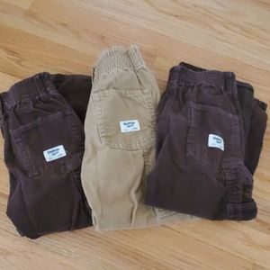 Lot of 3 boys corduroy pants